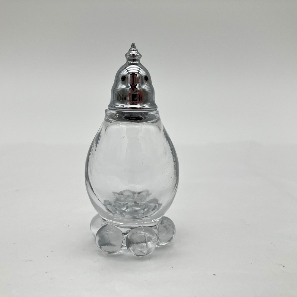 Imperial Glass Shaker Candlewick Pattern 400 3in Clear Vintage Beaded Base